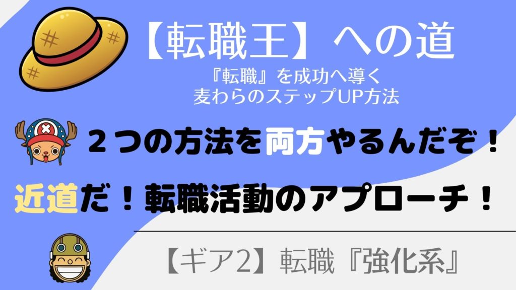 転職活動を『成功』へ導く！２つのアプローチ